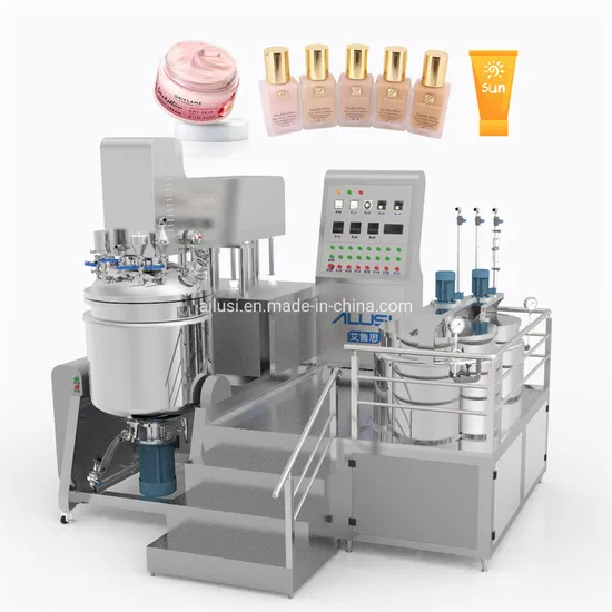 Emulsifying Vacuum Mixer Homogenizing Jacket Heated Equipment