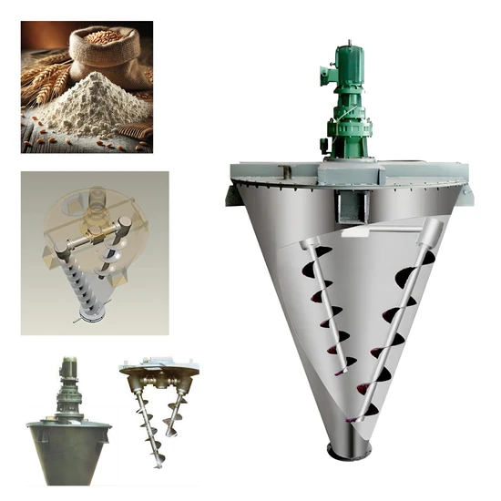 High-Capacity Dual Screw Mixer for Food and Pharma Applications