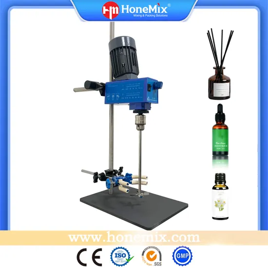 Hone Lab Pharmaceutical Mixing Equipment Electric Overhead Stirrer 15L High Shear Disperser Machine