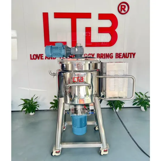 Best Price Customized Stainless Steel Mixing Tank Electric Heating 50L 100L Detergent Shampoo Gel Hand Soap Body Cream Liquid Soap Dispersion Mixer