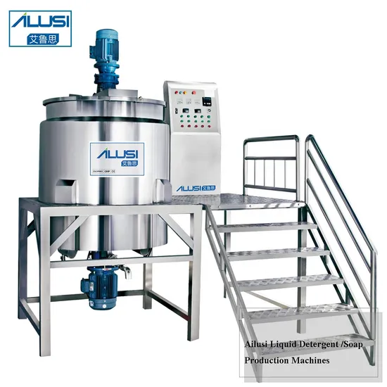 Imported Liquid Washing Products Hand Sanitizers Production Line Stainless Steel Mixing Tank