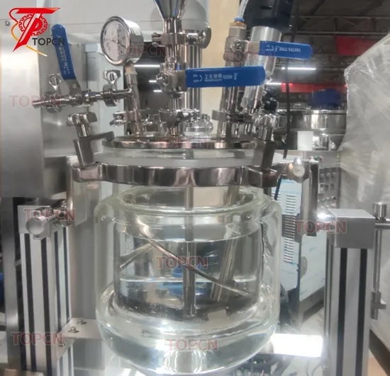 5L 10L 20L Mini Cosmetic Skin Cream Vacuum Lab Emulsifier Mixer Laboratory Homogenizer Machine