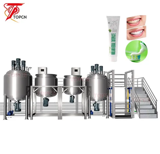 Tpem-5000 5000L Vacuum Homogenizer Emulsifying Mixer