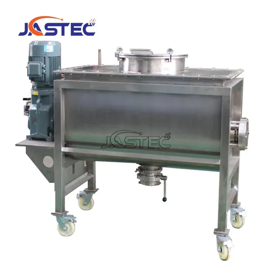 Stainless Steel Ribbon Mixer for Animal Feed – Perfect for Evenly Mixing Vitamins, Minerals, and Feed Components.
