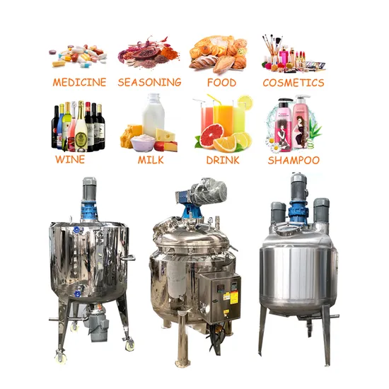 Factory Manufacture Price Stainless Steel 316L Mixing Machine to Make Perfume Tank with Chiller Freezing Filtering