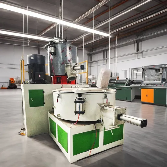 Deling Vertical Hot Heating Cooling High Speed PVC Mixer for Plastic Powder Granules Mixing Equipment Prevent Degradation and Agglomeration Blender Machine