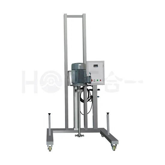 Hone Sanitary Movable High Shearing Emulsifying Mixer Electric Lifting Type Homogenizer Shampoo Soap Mixer Machine
