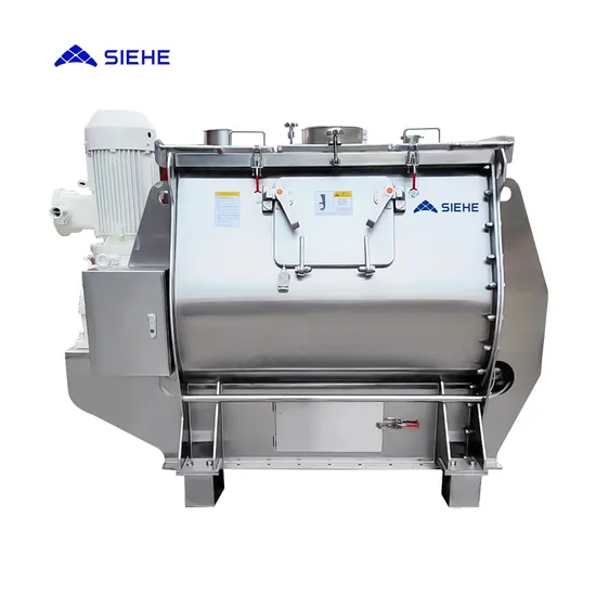 Siehe Factory Price Industrial Horizontal Non Gravity Mixer Chemical Double Shaft Paddle Powder Mixer
