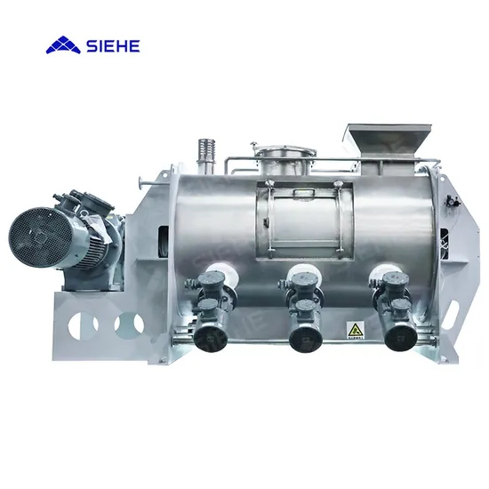 Ploughshare Mixer Functional Polymer Materials Horizontal Mixer Machine