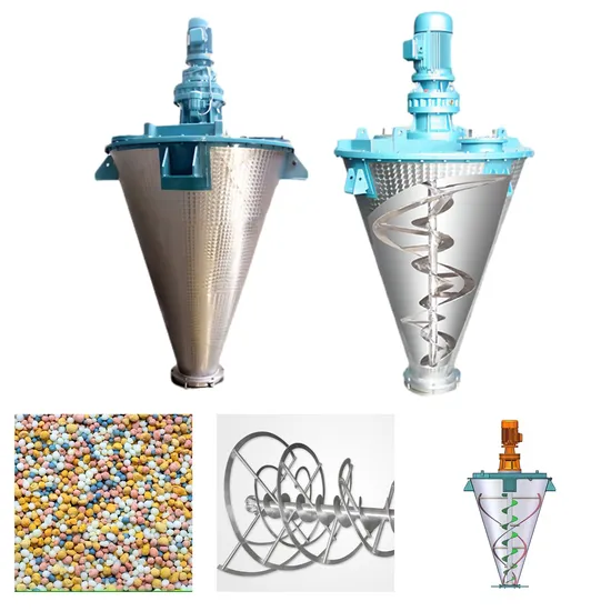 Stainless Steel Ribbon Mixer for Continuous Food Powder Processing