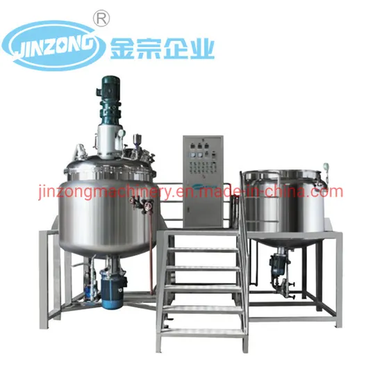 Jinzong Jr-2000L Skin Care Cosmetic Cream/Lotion Facial Gel Vacuum Emulsifying Machinery Mixing Equipment Homogenizer
