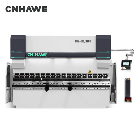 Cnhawehpa110t3100mm Hydraulic CNC Press Brake 4+1 Axis Sheet Metal Bending Machine Energy-Saving High-Speed High-Precision Press Brake CE Certificate