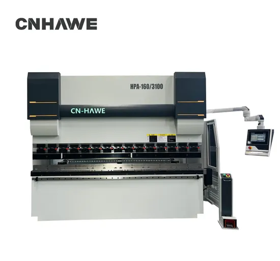 Cnhawe Customized Factory Price CNC Press Brake Hydraulic 160t/220t 3100mm/4100mm Da53t Control System Bending Machine for Sheet Metal Bending,