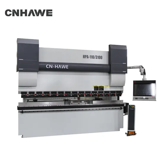 Cnhawe 110t/ 160t/220t 3100mm/4100mm/5000mm CNC Press Brake 4+1/6+1/8+1 Axis Automatic Bending Machine with Delem Da66s Control System.