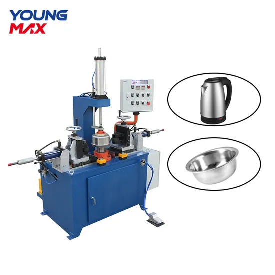 Youngmax Electric Kettle Heating Plate Vertical Beading Pressing Machine