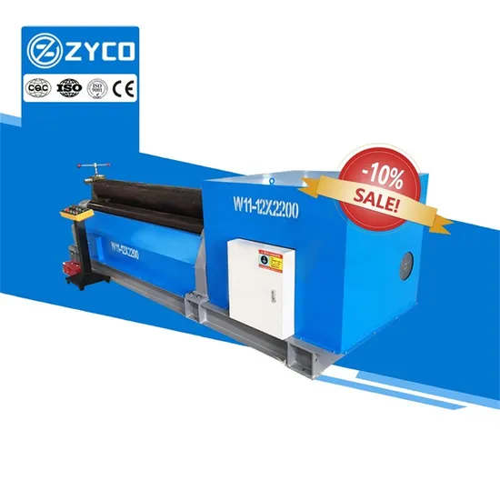Hot Sale W11 12X2000 Metal Sheets Rolled Into Cylindrical Shapes Rolling Machine