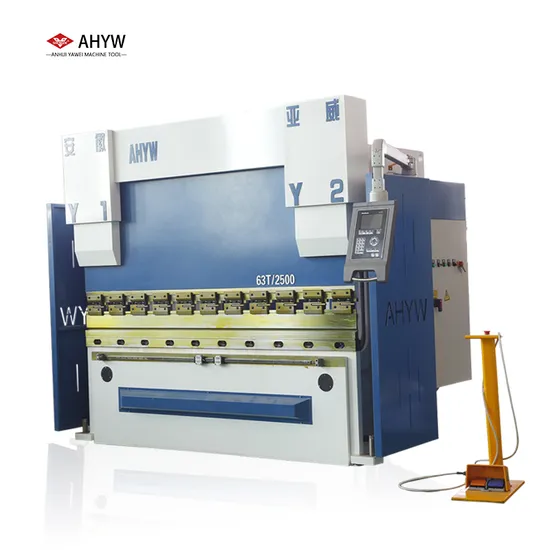 Baileigh Press Brake From Anhui Yawei with Ahyw Logo for Metal Sheet Bending
