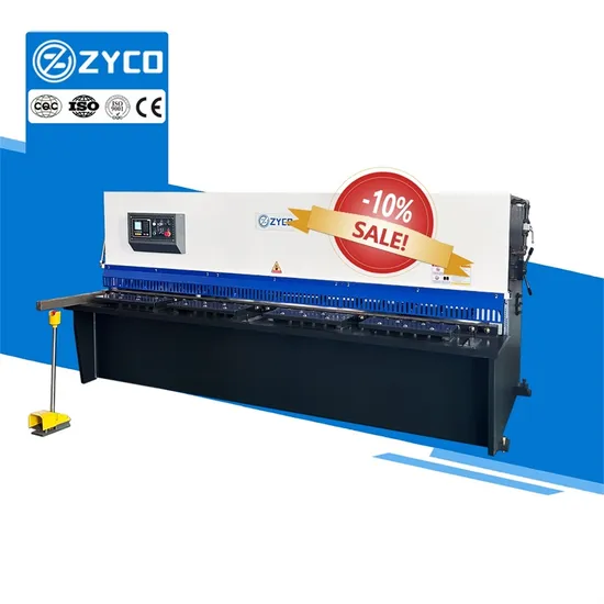 QC12K 4X4000 Dac-310 Stainless Steel Metal Sheets Cutting Shearing Machine