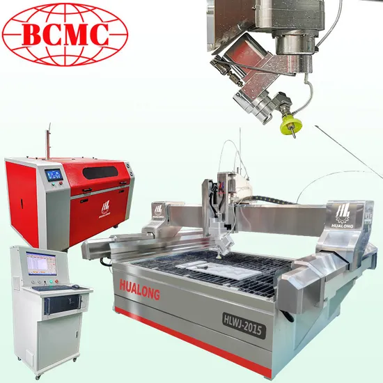 2025 Bcmc High Pressure 5 Axis Water Jet Stone Cutting Machine for Slab Cutting with Low Consumption Less Waste