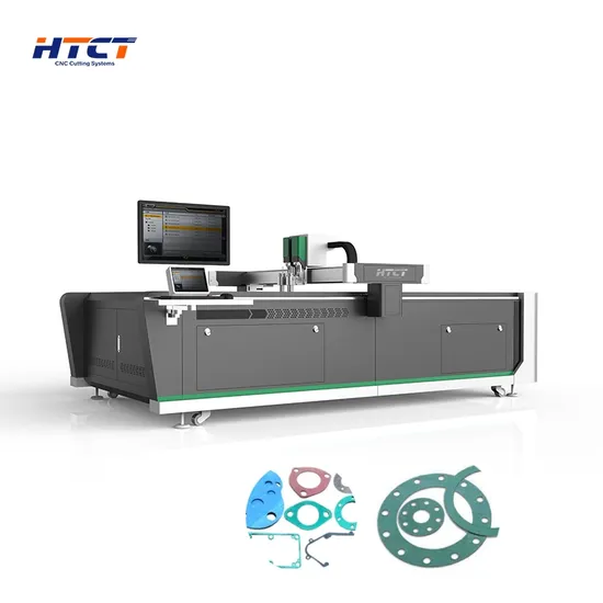 Durable CNC Gasket Cutter for Silicone Oil Seal EVA Asbestos FKM and POM with Belt Sharpening and Electric Vibrating Knife Blade for Rapid Processing