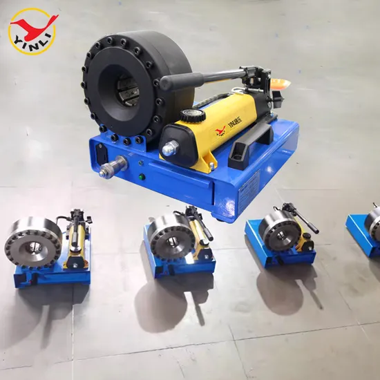 Small Hydraulic Steel Tube Shrinking Machine Manual Square Tube Round Tube Buckle Machine Hydraulic