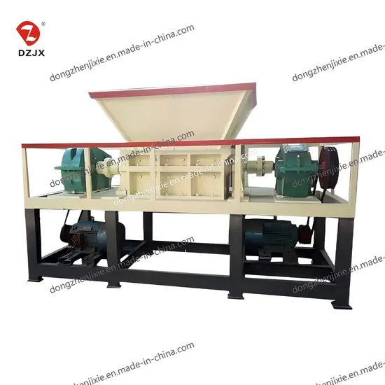 Dzjx Mini Multifunctional Cardboard Plastic Rubber Shredder Machine