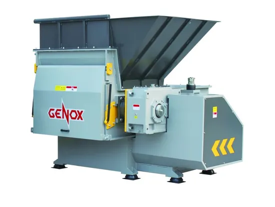 Electric 400mm Rotation Diameter Automatic Waste Single Shaft Shredder Machine Plastic