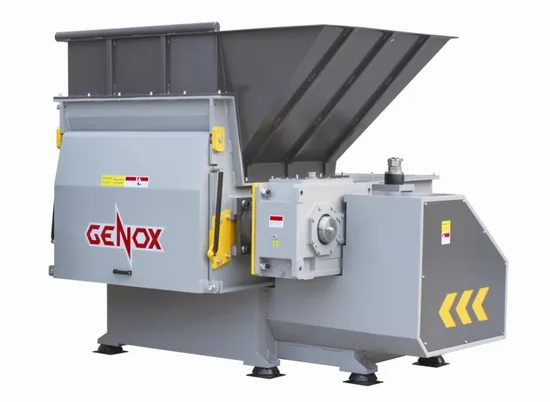 Stand Alone Electrical Control Panel Timber/Wood Pallets Single Shaft Shredder for