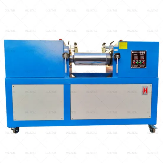 Ollital Rubber Open Mixing Machine Silicon Rubber Two Roll Mixing Mill