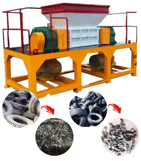 Automatic Waste Tire Recycling Price Old Tire Shredding Machine