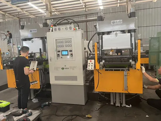 China Top Selling Machinery Factory Price Rubber&Silicone Vacuum Vulcanizing Moulding Machine