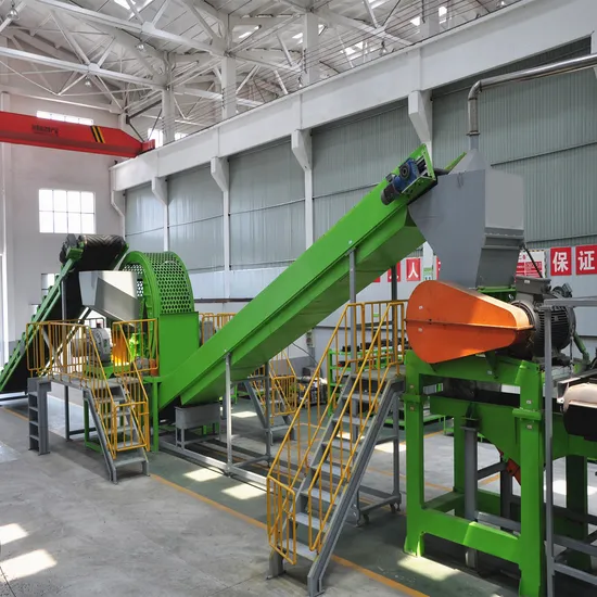 Rubber Tire Shredder Machine to Tire Powder Used Tyre Recycling