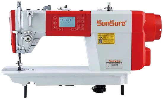 China Single Stepping Motor Drive Industrial Intelligent Lockstitch Sewing Machine Ss-610 with High Speed