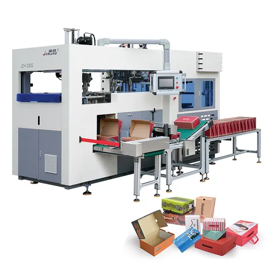 Jzh-1230d Automactic Integrated Cover Carton Shoe Box Glueing Forming Machine