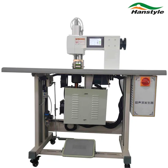 Fast Speed 20kHz High Amplitude Ultrasonic Sewing Machine with Foot Switch Speed Control