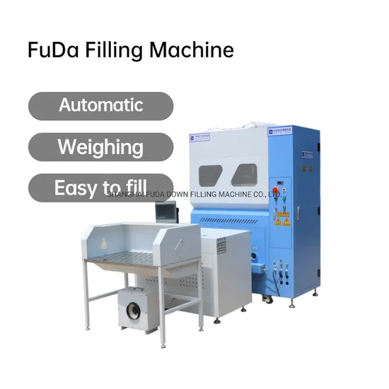 Single Head Automatic Pearl Cotton/Duck Down/Real Down/Fake Down/Ball Fiber/Eider/Polyester Fiber/Goose Down /Short Fiber /Faux Down Filling Machine