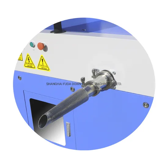 Factory Supply New Design Single Nozzle Double Weighing Box Hollow Staple Fiber/Artificial Synthetic Down/Polyester Ball Fibre Stuffing Filling Machine