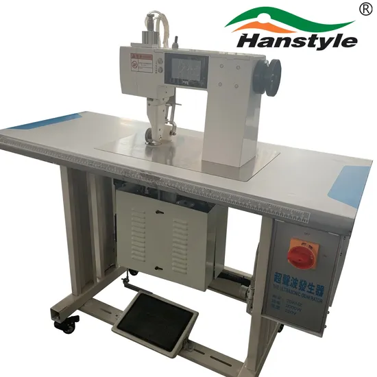 20kHz High Speed Leather Material Ultrasonic Sewing /Sealing Machine with Fast Foot Pedal Control