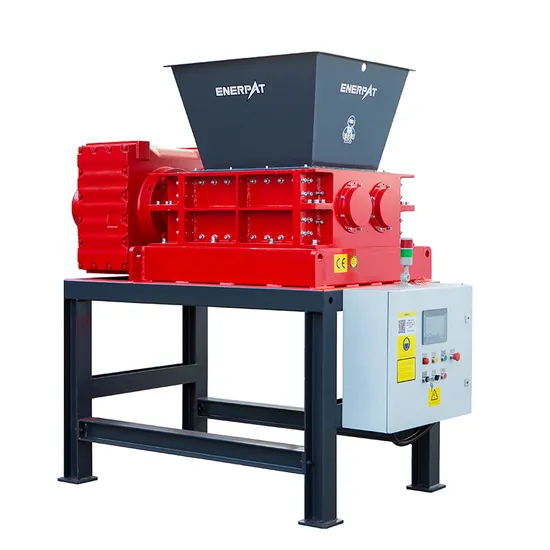 Waste Textiles Twin Shaft Shredder Professional Shredding Machine