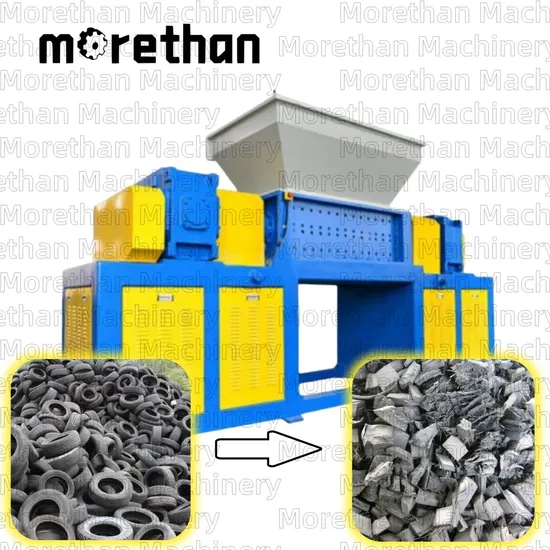 Steel Aluminum Scrap Shredding Machines Car Body Crusher Two Shaft Metal Shredder for Recycling