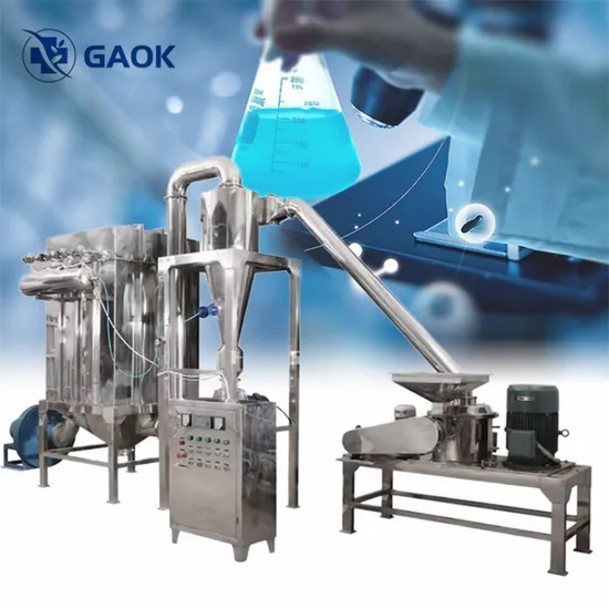Food Production Line Pharmaceutical Powder Grinder for Spicesherb Pulverizer Machine