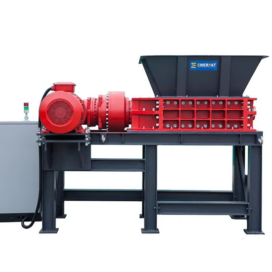 High Efficiency Double Shaft Shredder Machine for Used Cloth, Waste Leather