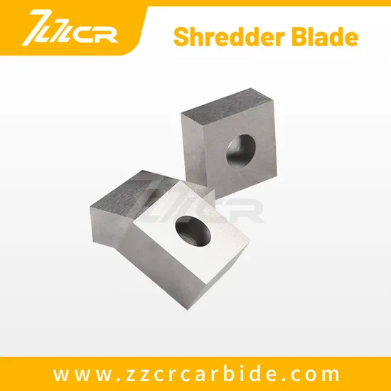 Zzcr Single Shaft Shredder Knives for Crushers Equipment with Carbide Material
