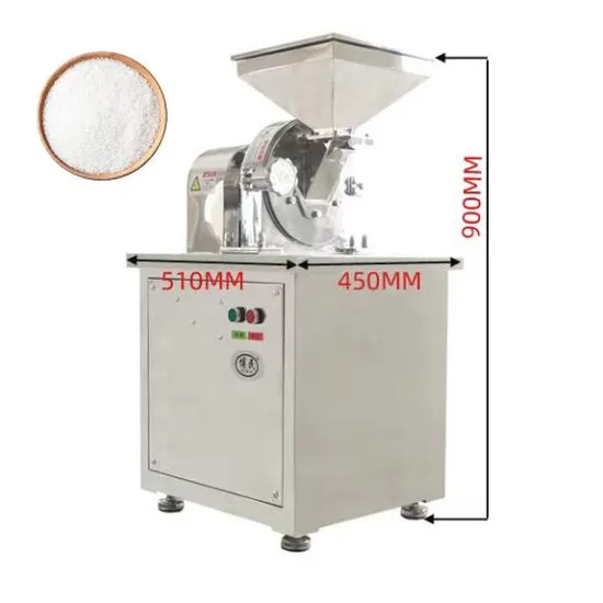 Stainless Steel Toothed Disc Crushing Machine Sugar Powder Grinding Machine