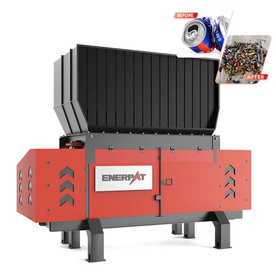 Low Noise Single Shaft Aluminum Cans Crusher