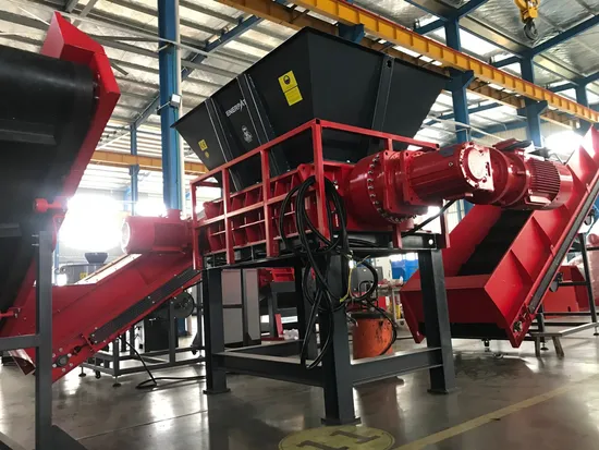 Twin Shaft Aluminum Extrusions Shredder