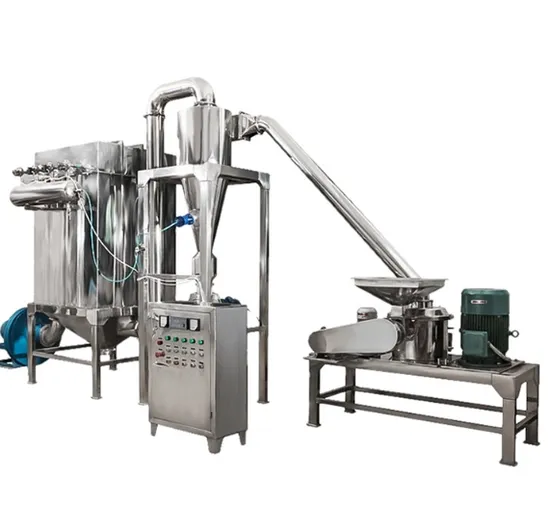 Food Grade Medical Grade Low Installation Power Fine Mill Classifier Machine Air Classifying Mill
