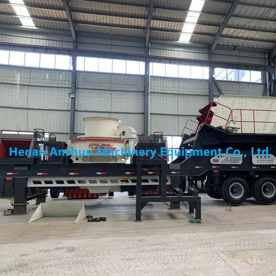 Mining Quarry Rock Granite Mobile Stone Crusher Plant Set Crushing Machine