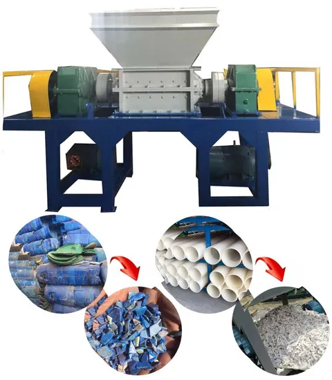 Rubber Waste Whole Car Tyre Recycling 2 Shaft Shredder Machine Price
