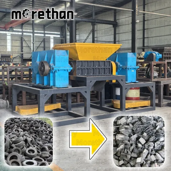 Large Tyre Shredding Machine/Rubber Pipe Shredder Machine Waste Tire/Waste Wood /Meta/Plastic/Tyre Shredder